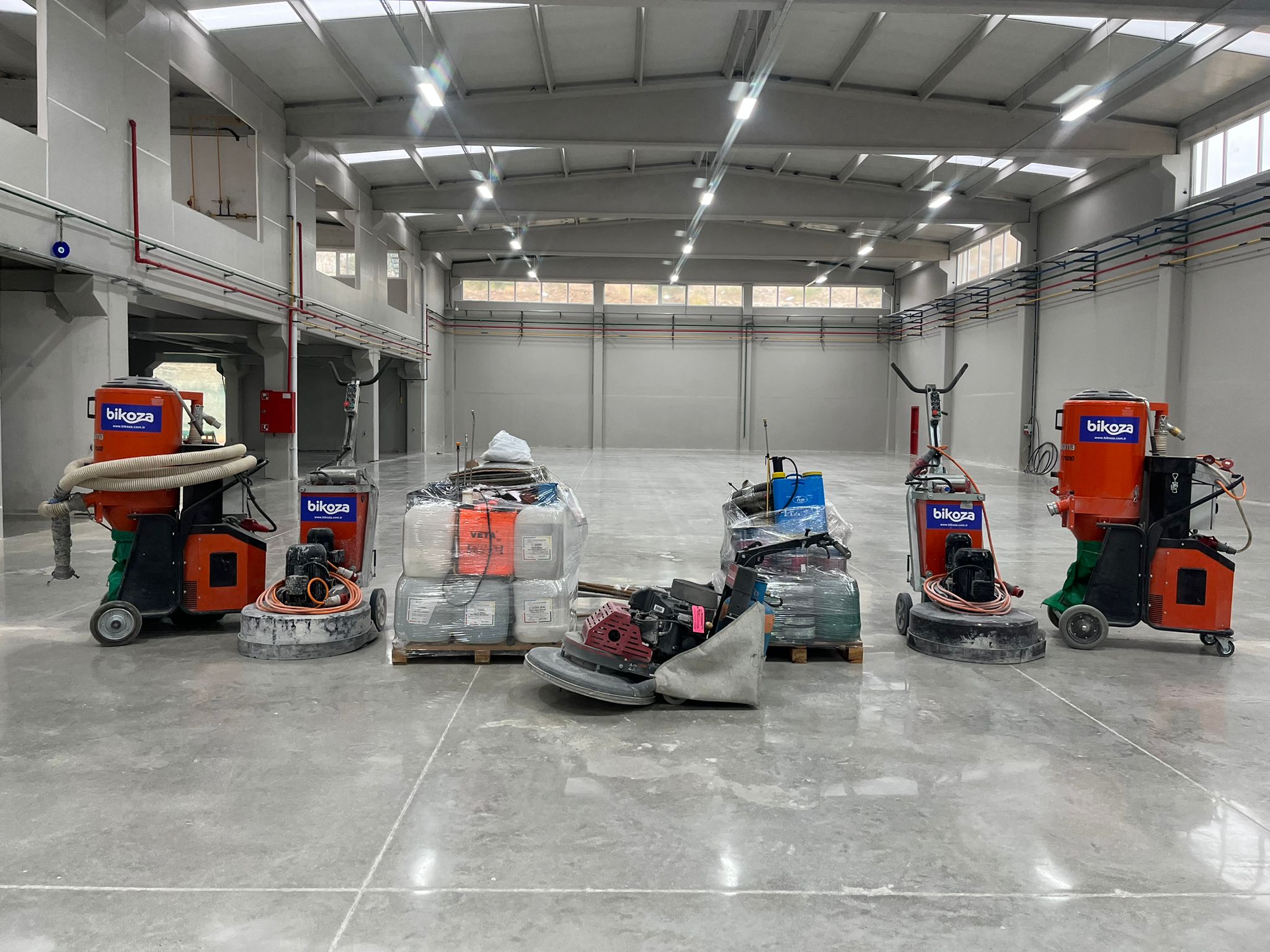 Beton silim ve beton parlatma uygulaması - Bikoza